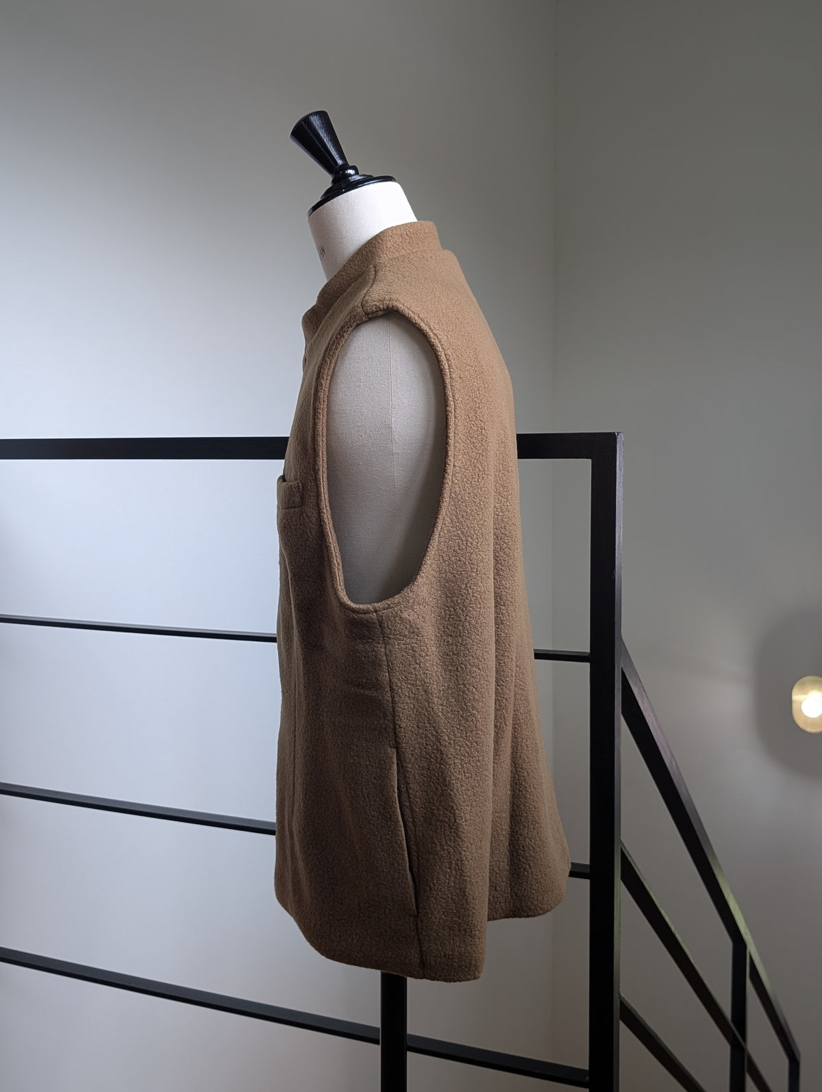 SEEALL  SAU61 GL981(MM-002) STAND COLLAR GILET