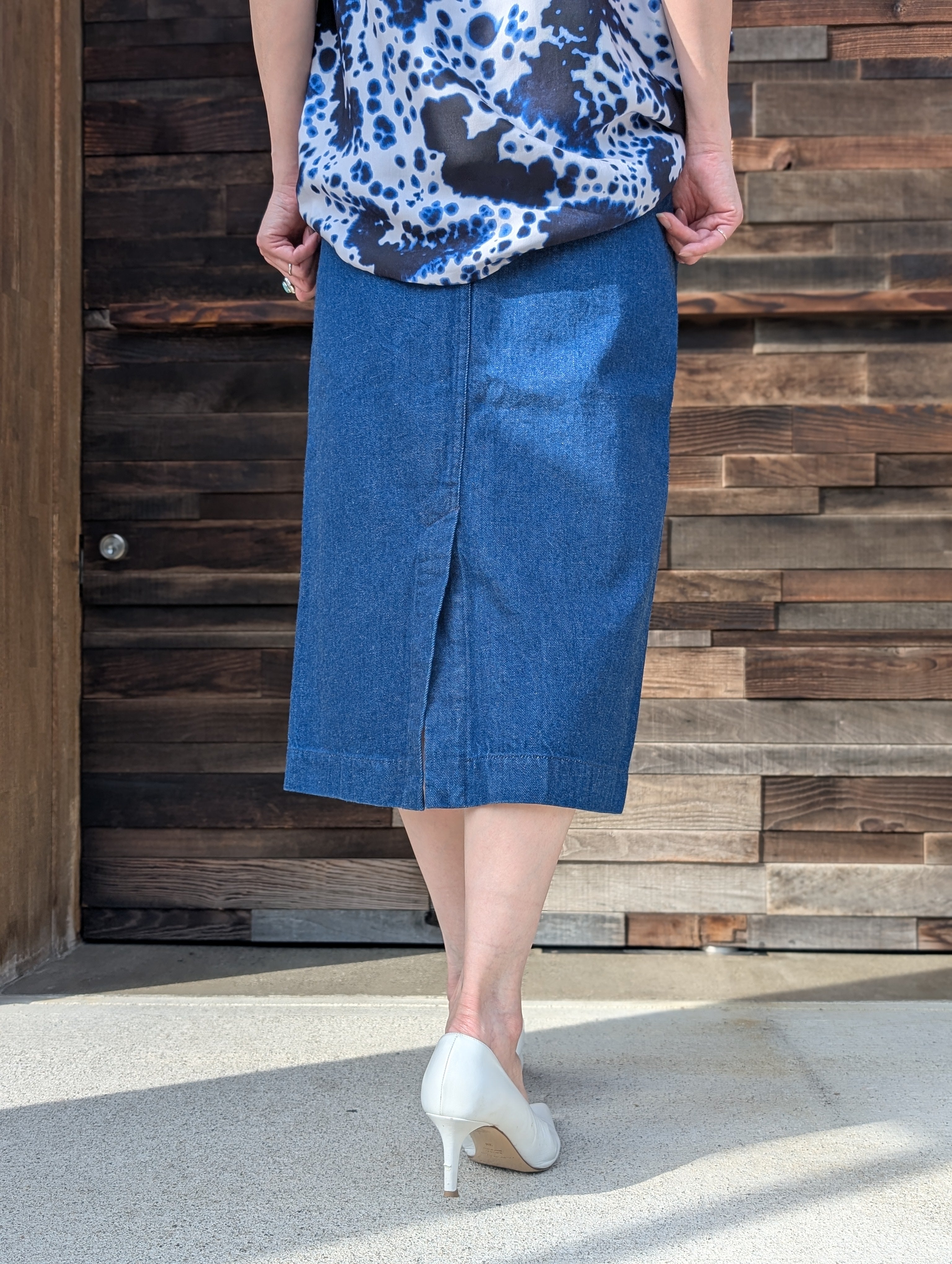 QUIITO NO DETAIL DENIM SK