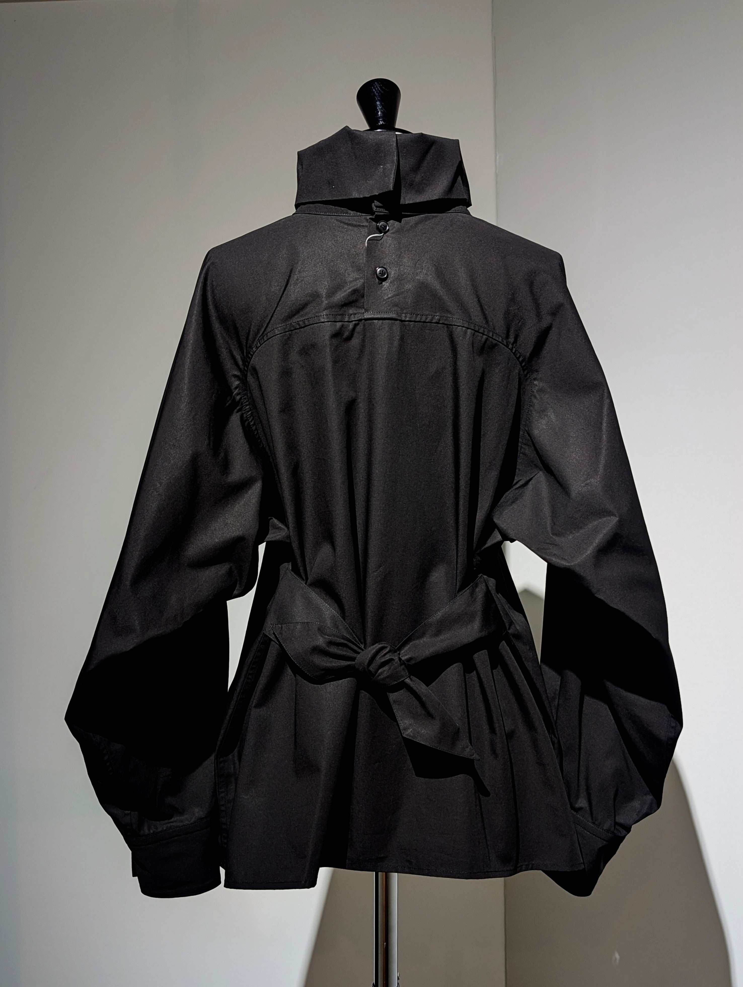 AEHRR 【Draping Yoke Raglan Sleeve Pullover Turtle Shirt】