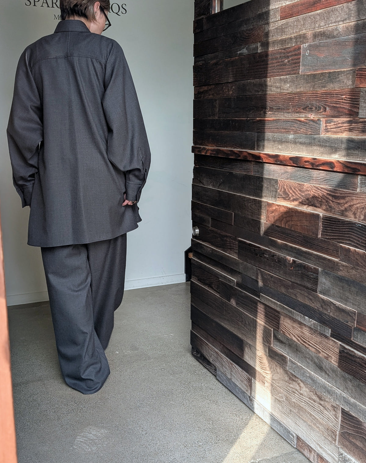 AEHRR 【087 Draping York Raglan Sleeve Shirt】