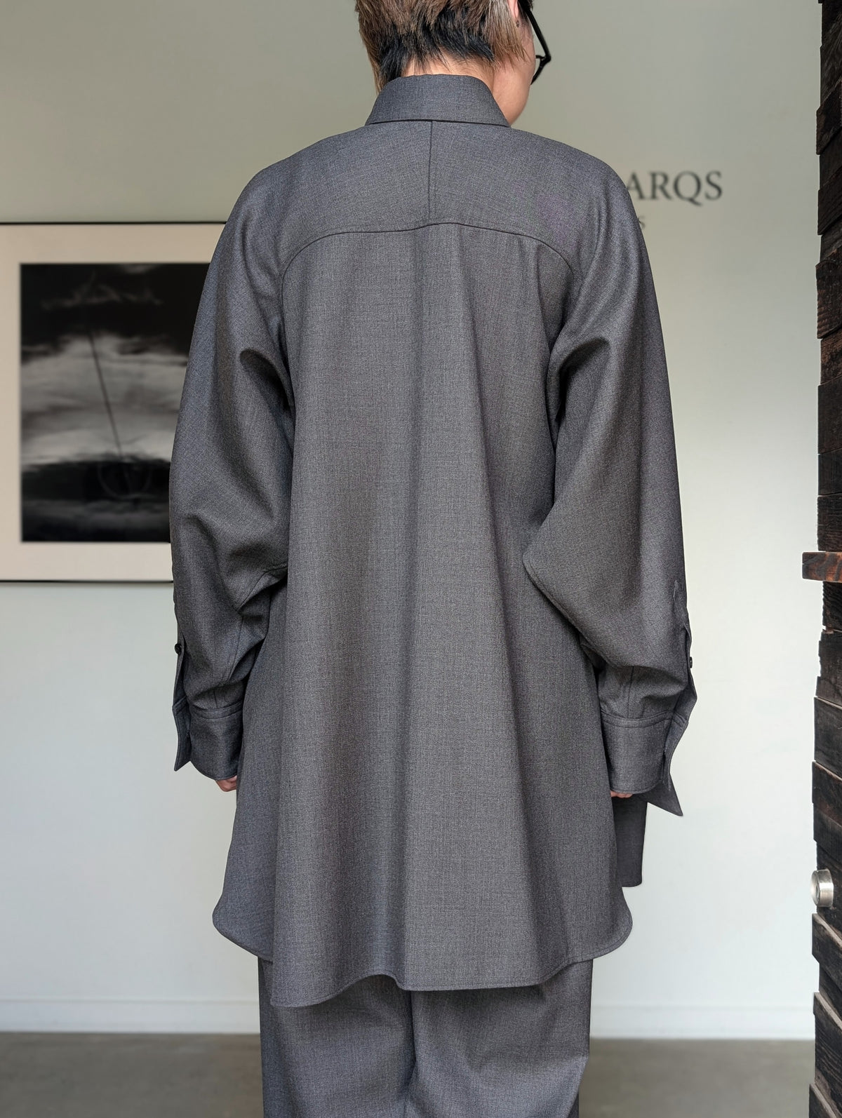 AEHRR 【087 Draping York Raglan Sleeve Shirt】