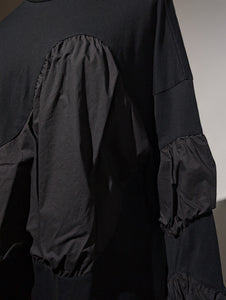 ENFOLD  PUFF-VOLUME LONG-SLEEVE-T-SHIRT