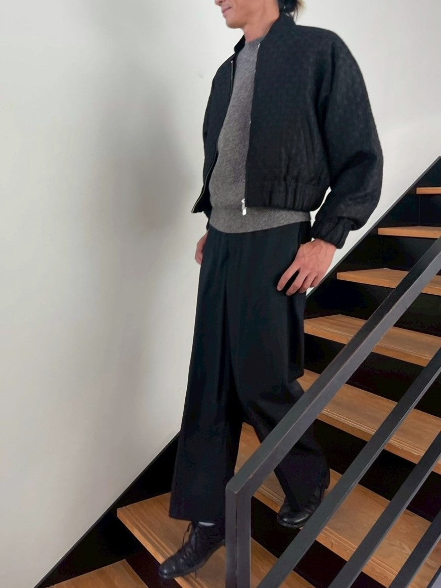 AEHRR 【Draping Yoke Raglan Sleeve Bomber JK】