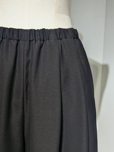 ENFOLD  RELAX ELASTIC WIDE-TROUSER