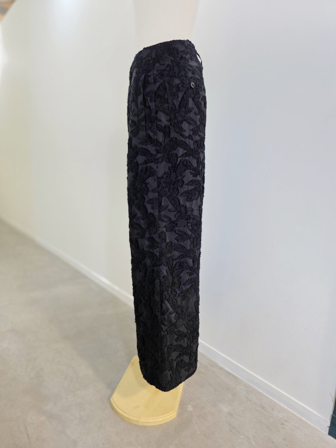 TANAKA  ST-251-BF EASY PANTS (BLACK FLOWER)