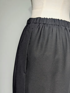 ENFOLD  RELAX ELASTIC WIDE-TROUSER