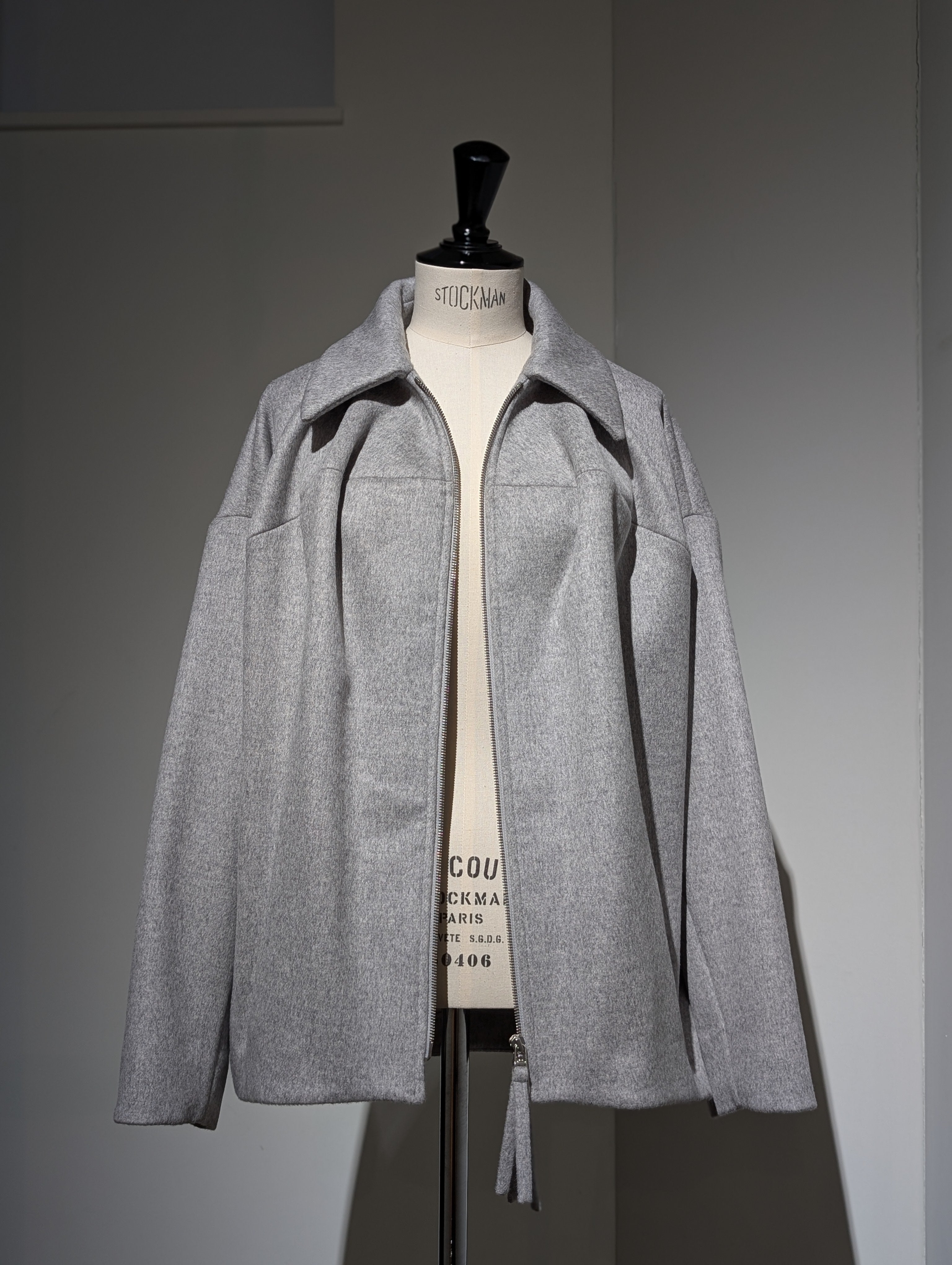 ENFOLD  ZIPPER BLOUSON