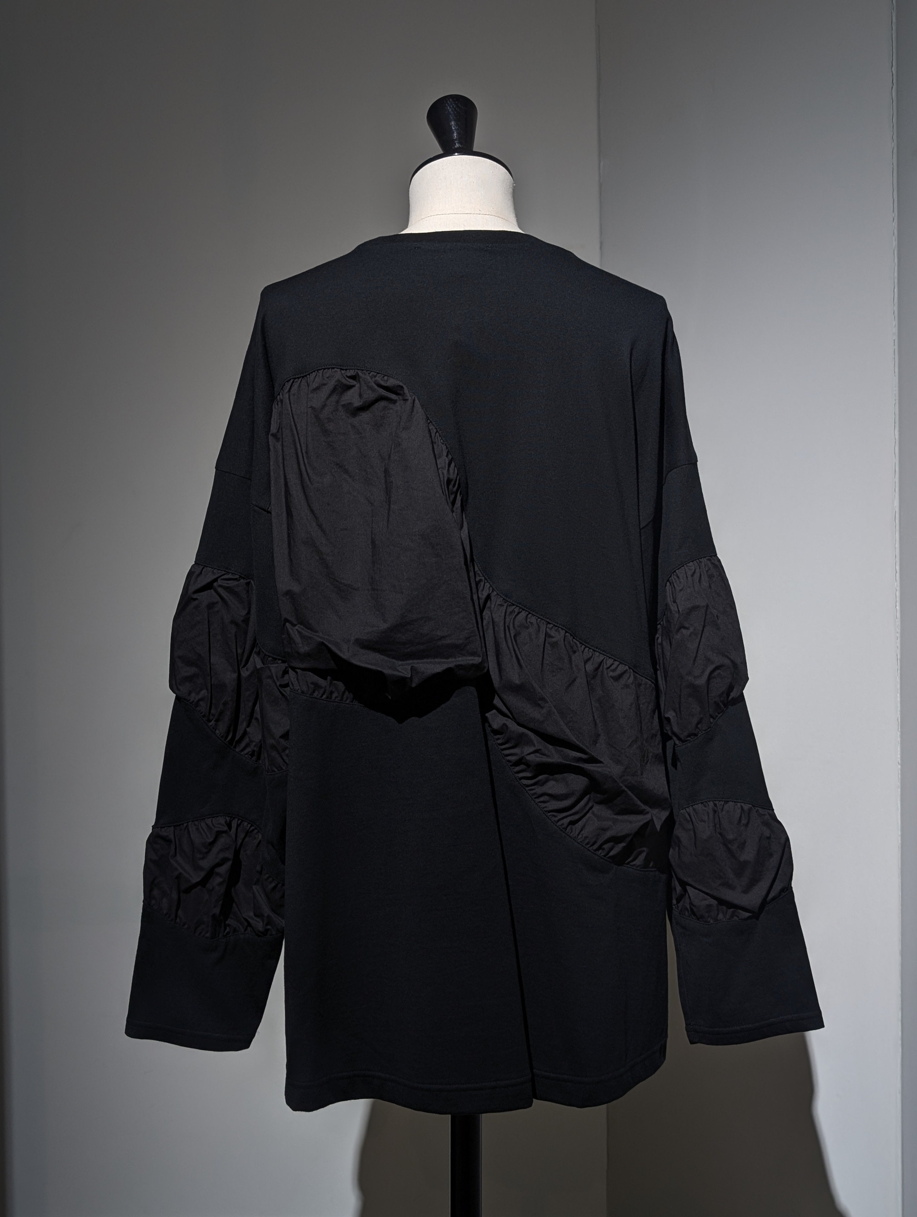 ENFOLD  PUFF-VOLUME LONG-SLEEVE-T-SHIRT