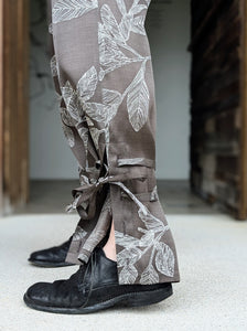 SEEALL SAU53 PT189(FS-001) LACE-UP EASY PANTS