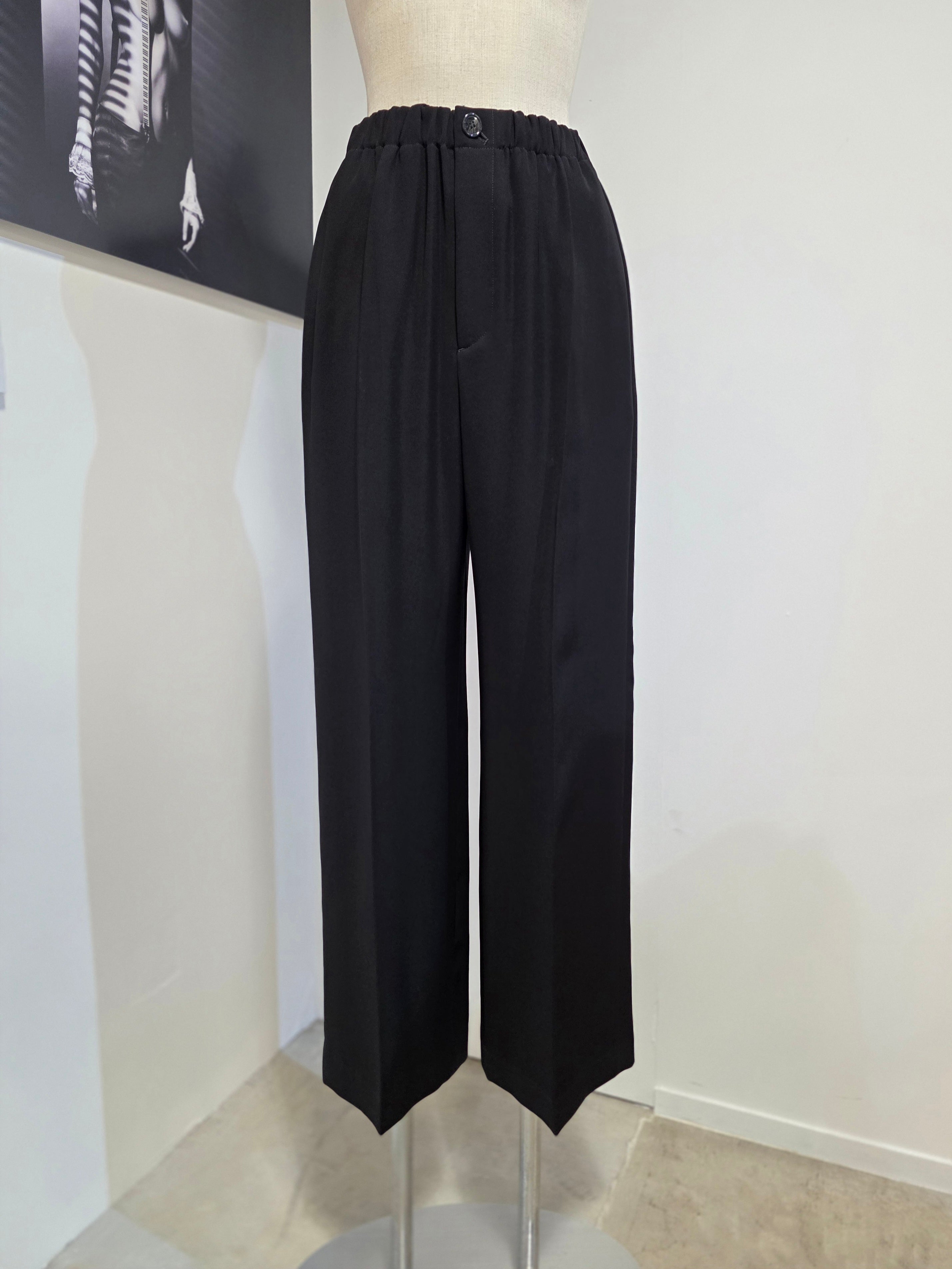 ENFOLD PEツイルCENTER-PRESS STRAIGHT-PANTS