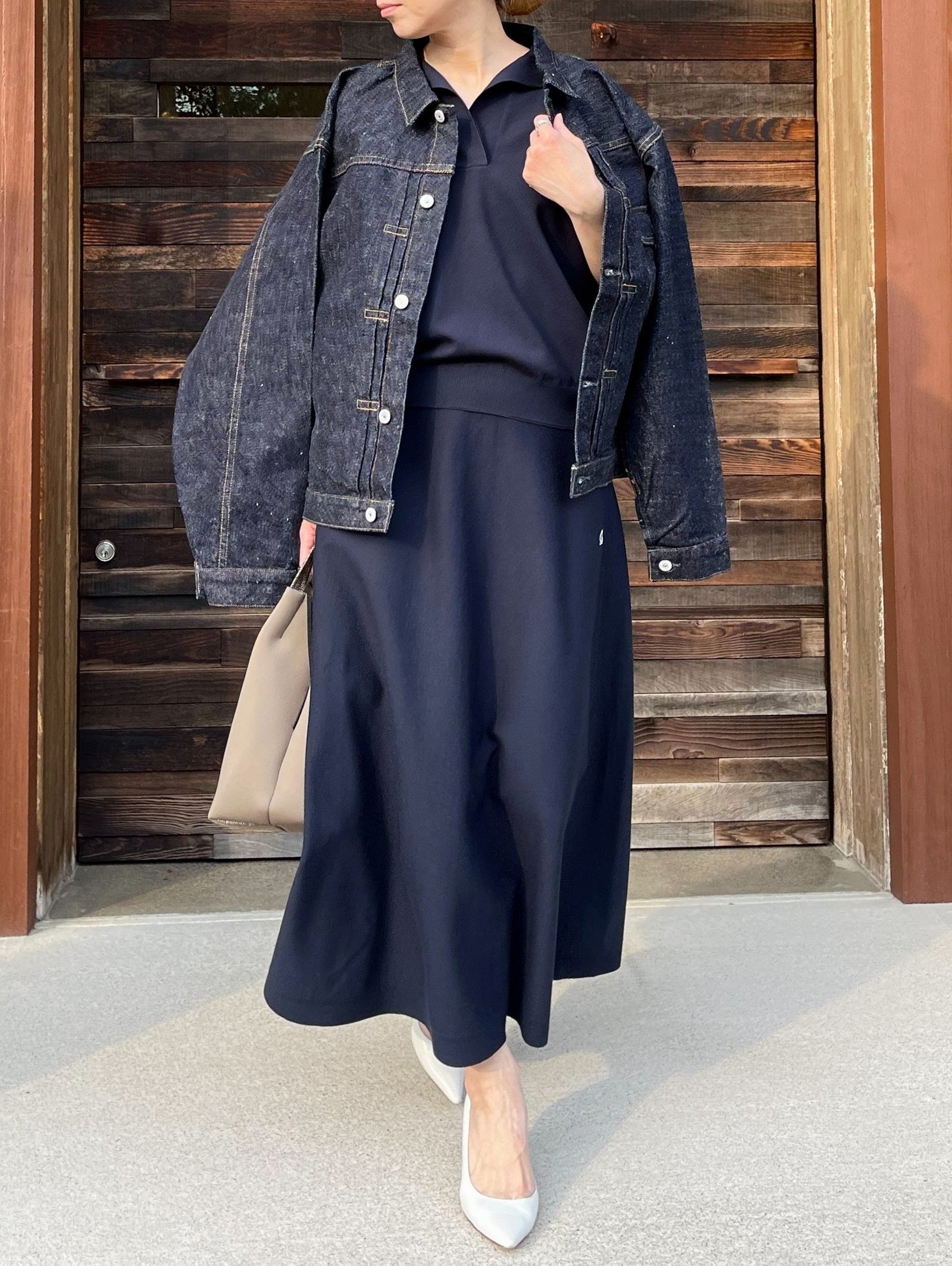 MADISONBLUE  KNIT FLARE SKIRT
