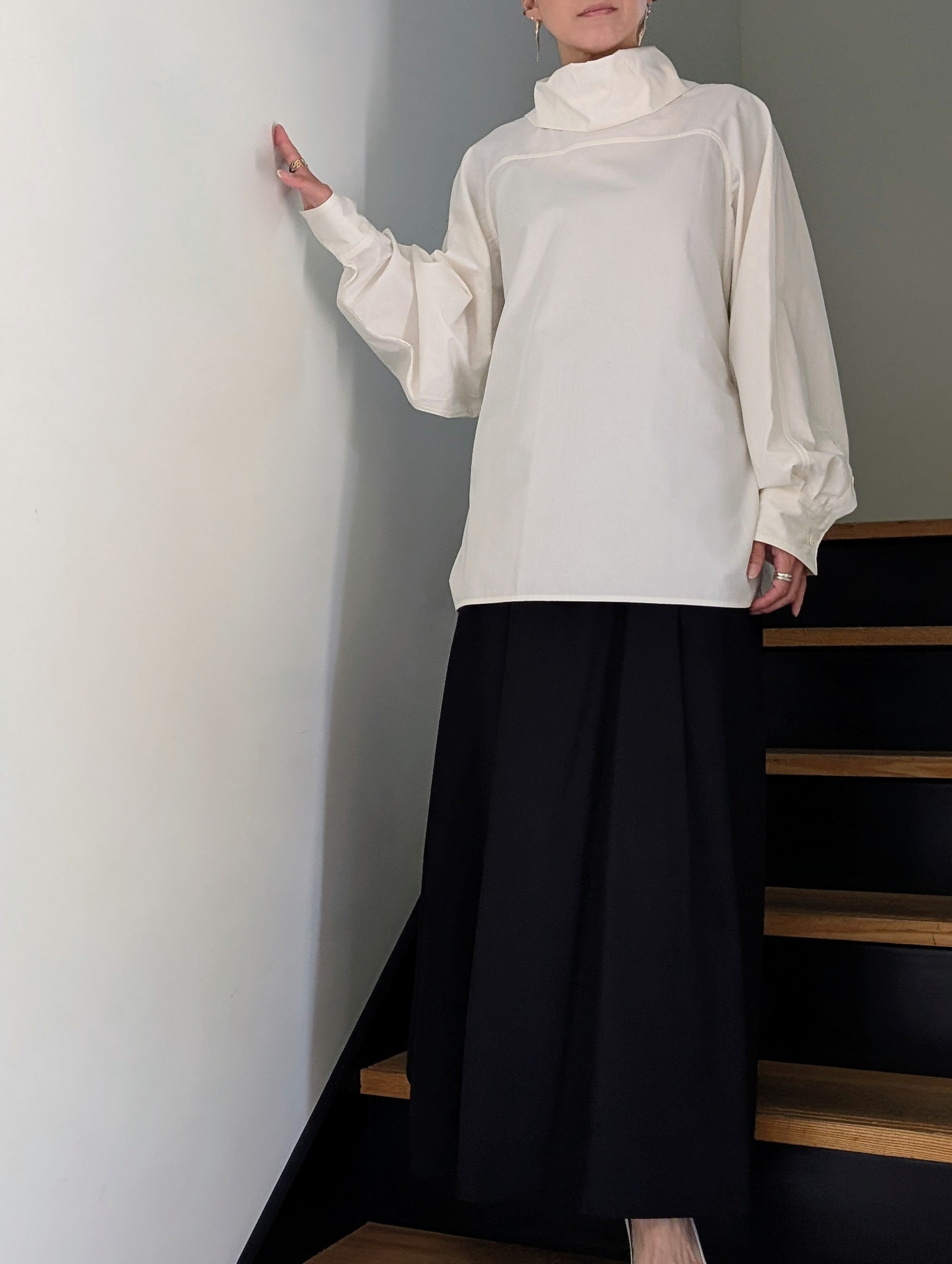AEHRR 【Random3-tuck draped skirt】
