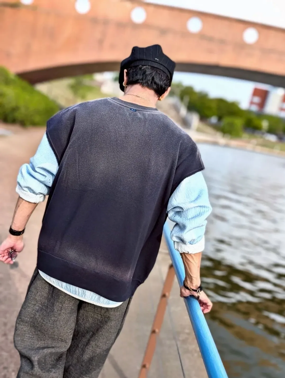 Porter Classic H/W OHARIKO GRAFFITI PEACE COTTON KATSU VEST