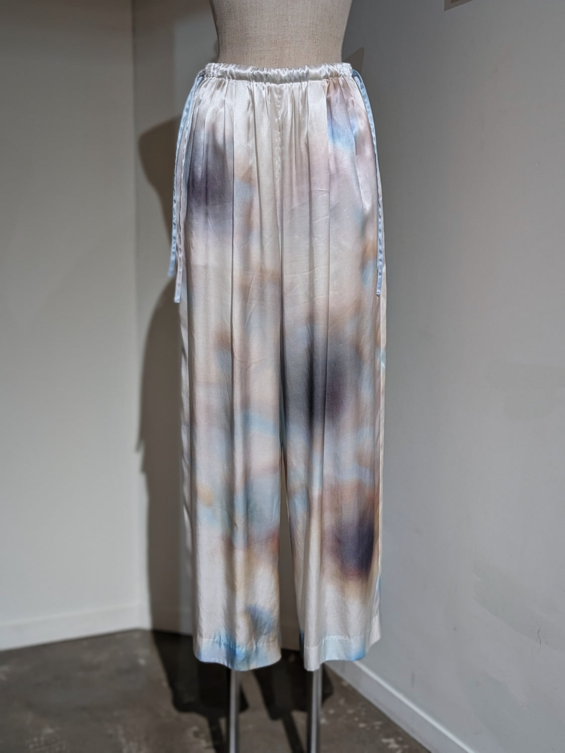 ENFOLD DRAWSTRING WIDE-PANTS