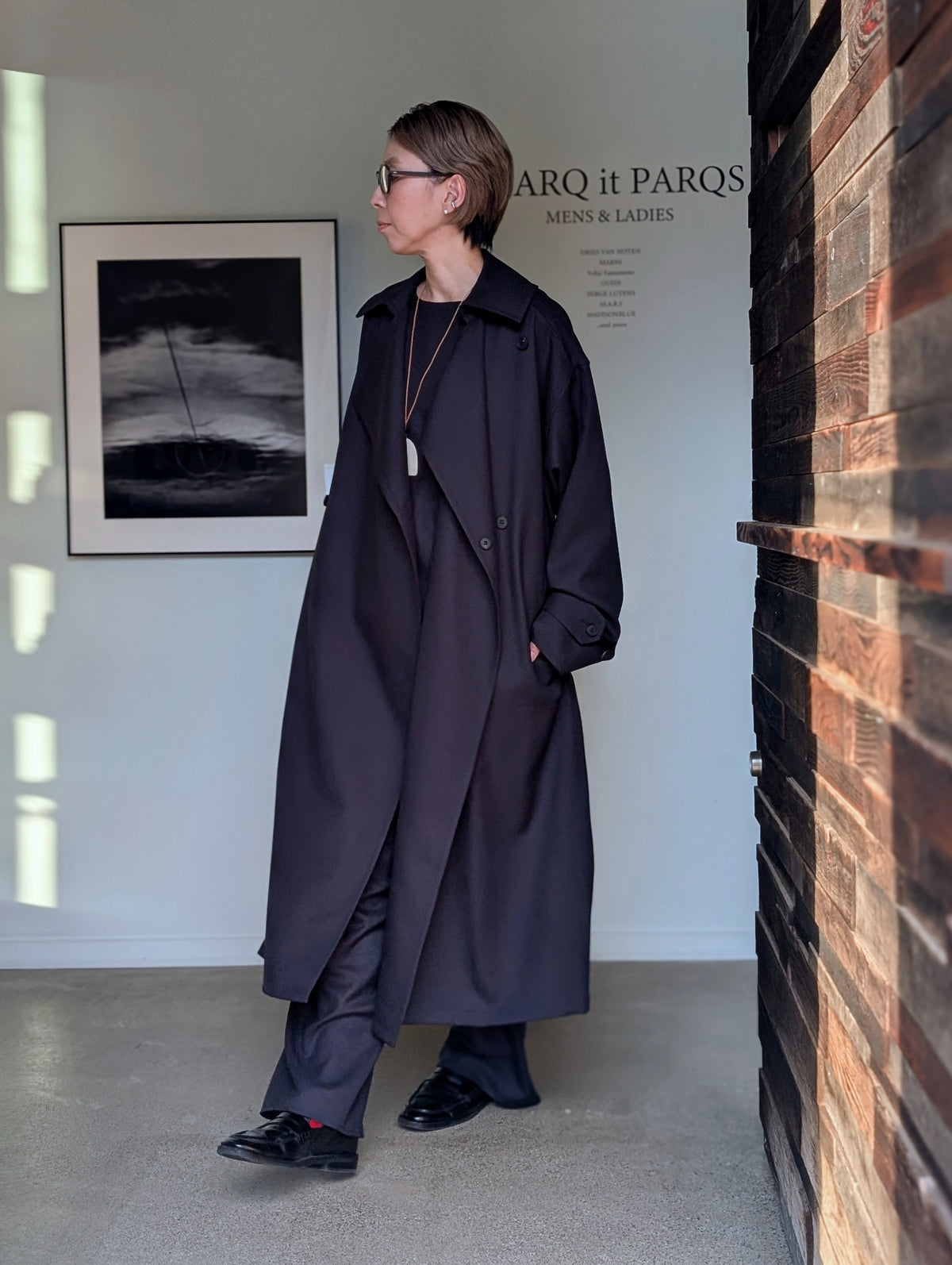 AEHRR 【091 Draping Oversize Wrap Coat】