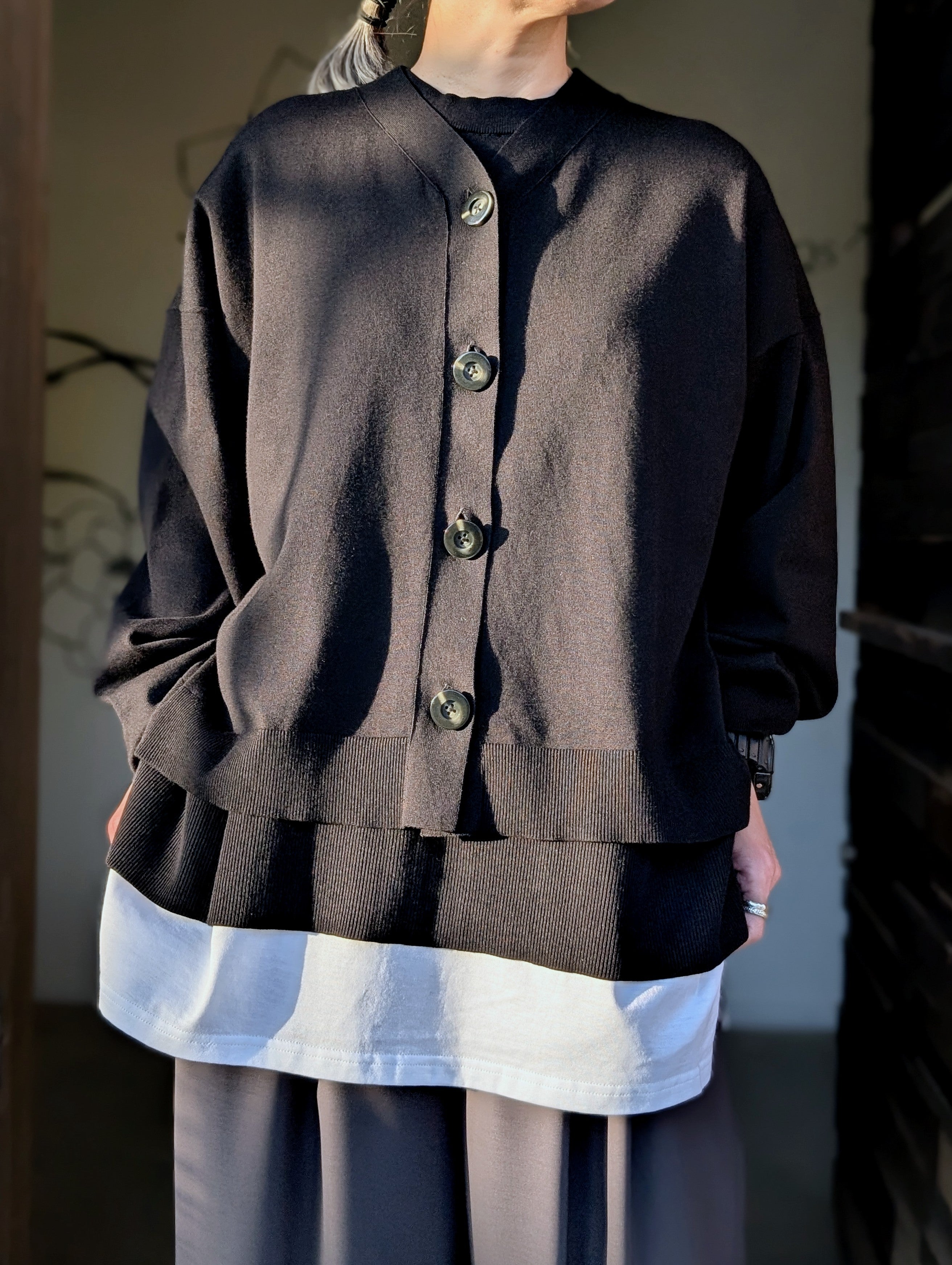 ENFOLD  BOX CARDIGAN