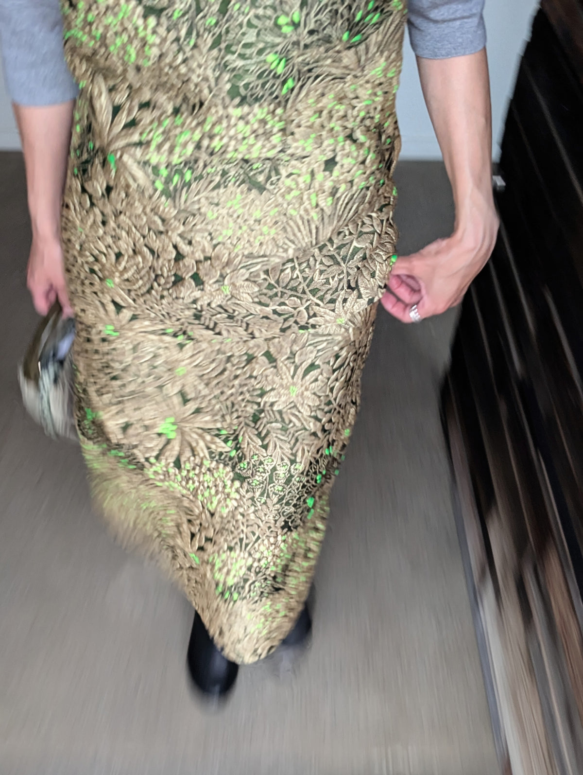 DRIES VAN NOTEN②【262-010807】SENTISTA 4020 W.W.SKIRT