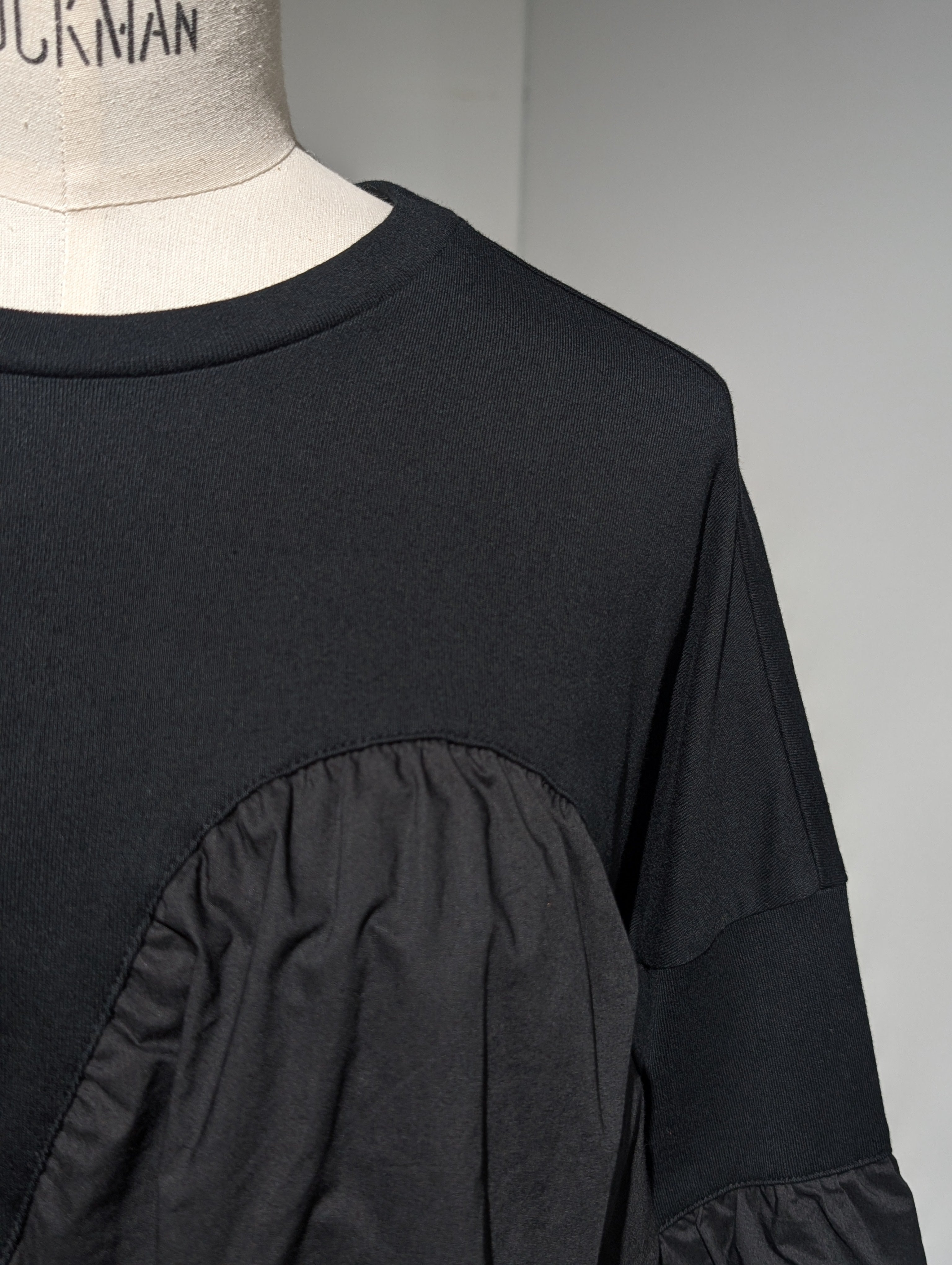 ENFOLD  PUFF-VOLUME LONG-SLEEVE-T-SHIRT