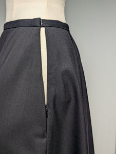 MADISONBLUE  TUCKED MI-MOLLET FLARE SKIRT W TRO