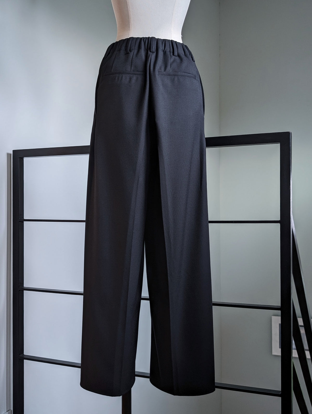 AEHRR 【089 Draping One Tuck Box Pleat Trousers】