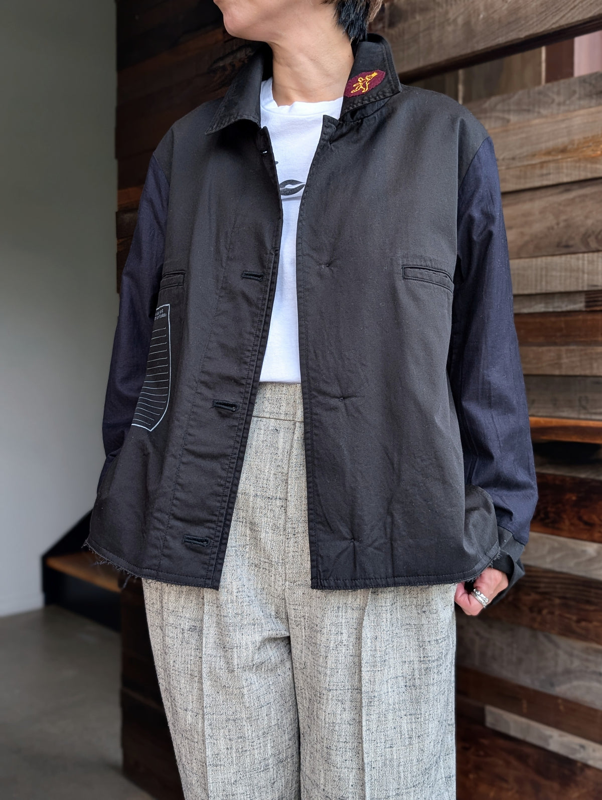 MADISONBLUE  REMAKE SHOP COAT