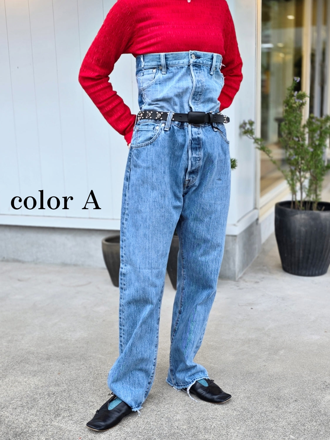 QUIITO W WAIST DENIM PT(1サイズ)