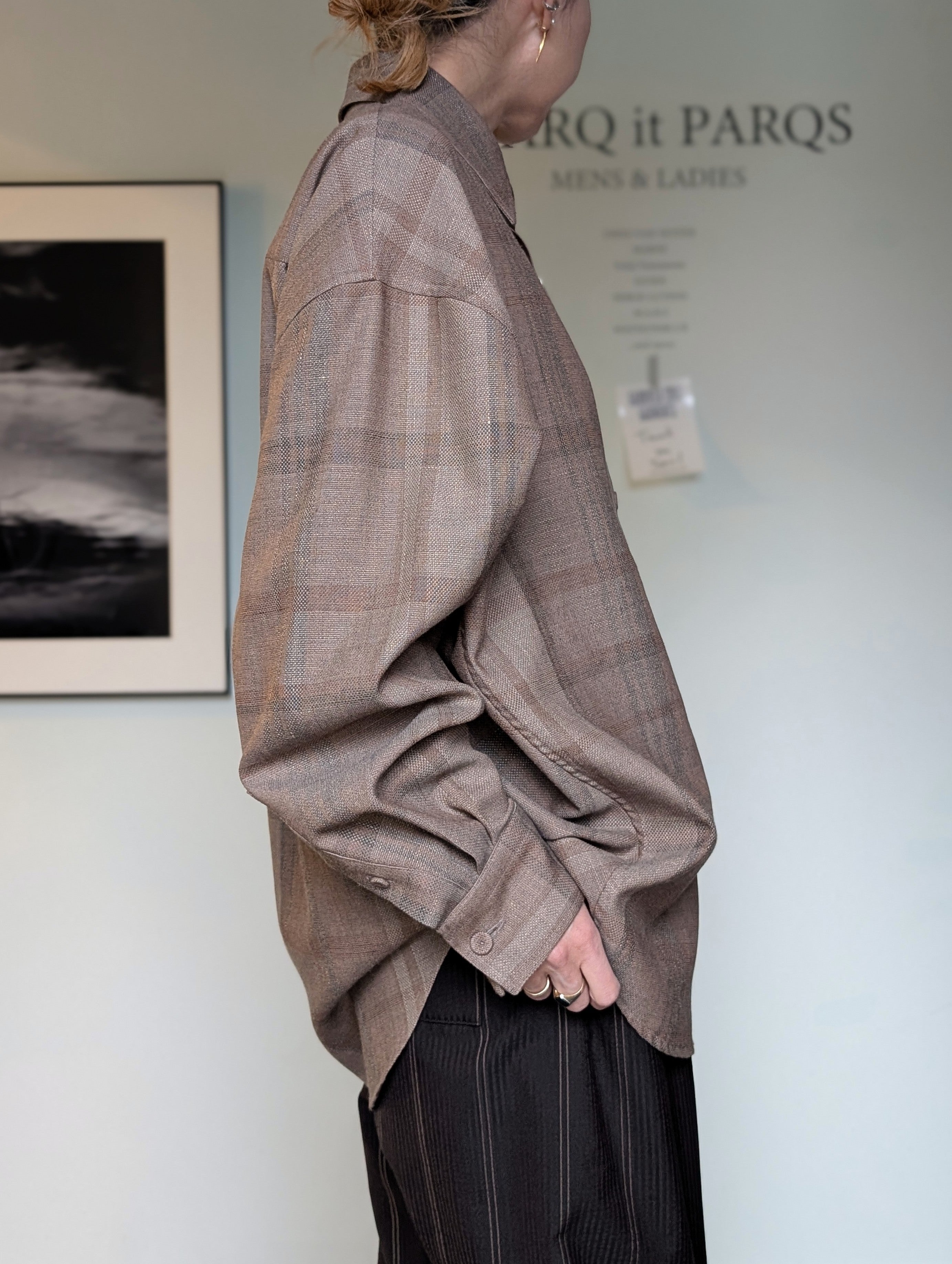SEEALL SAW63 SH101 (MK-002) OVERSIZED COCOON SHIRTS
