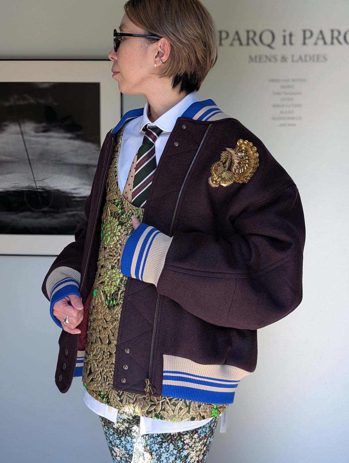 DRIES VAN NOTEN【262-010516】VALDI EMB BIS 4216 W.W.JACKET