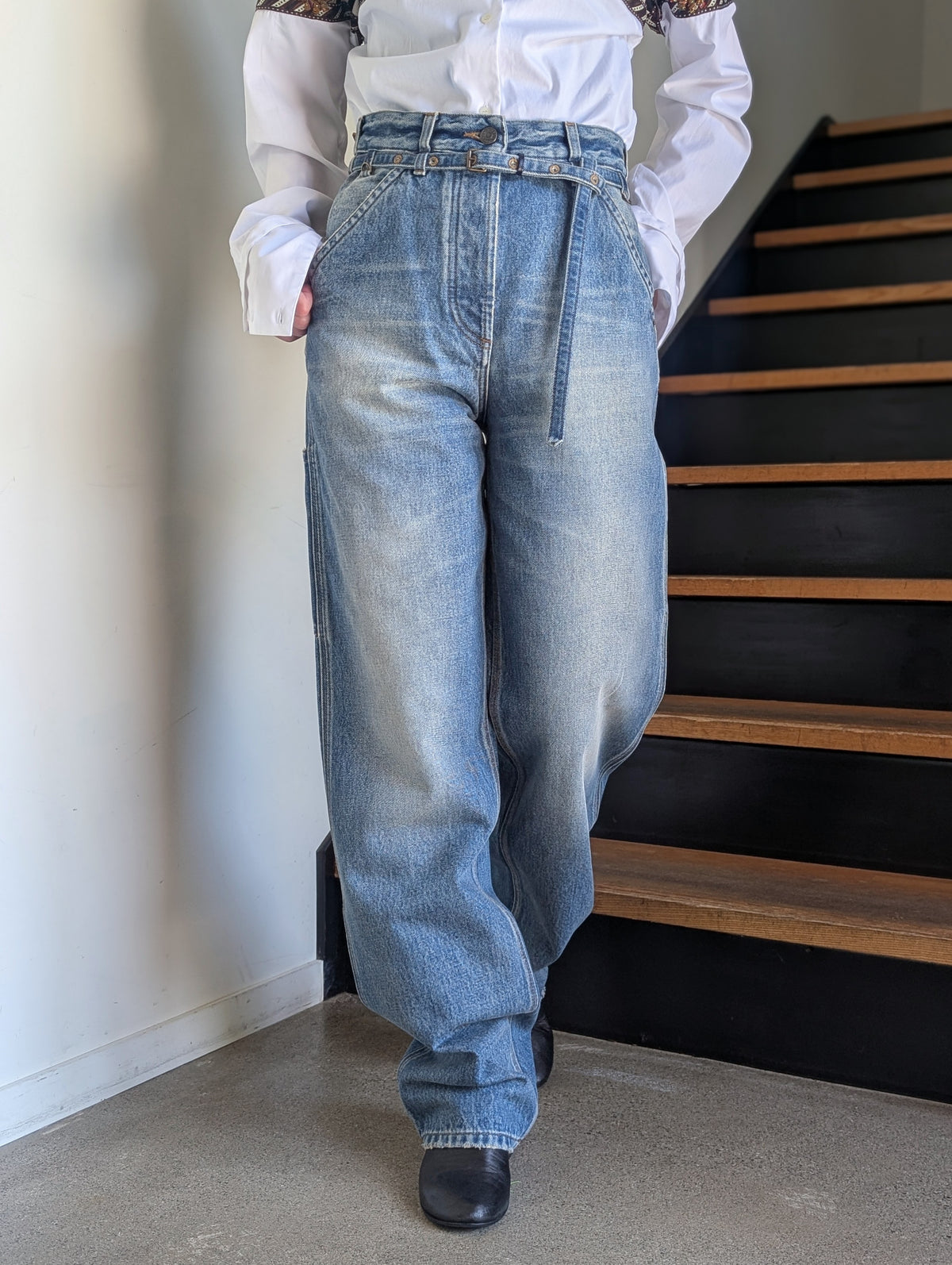 DRIES VAN NOTEN【262-010926】PIPPAZ 4414 W.W.DENIM PANTS