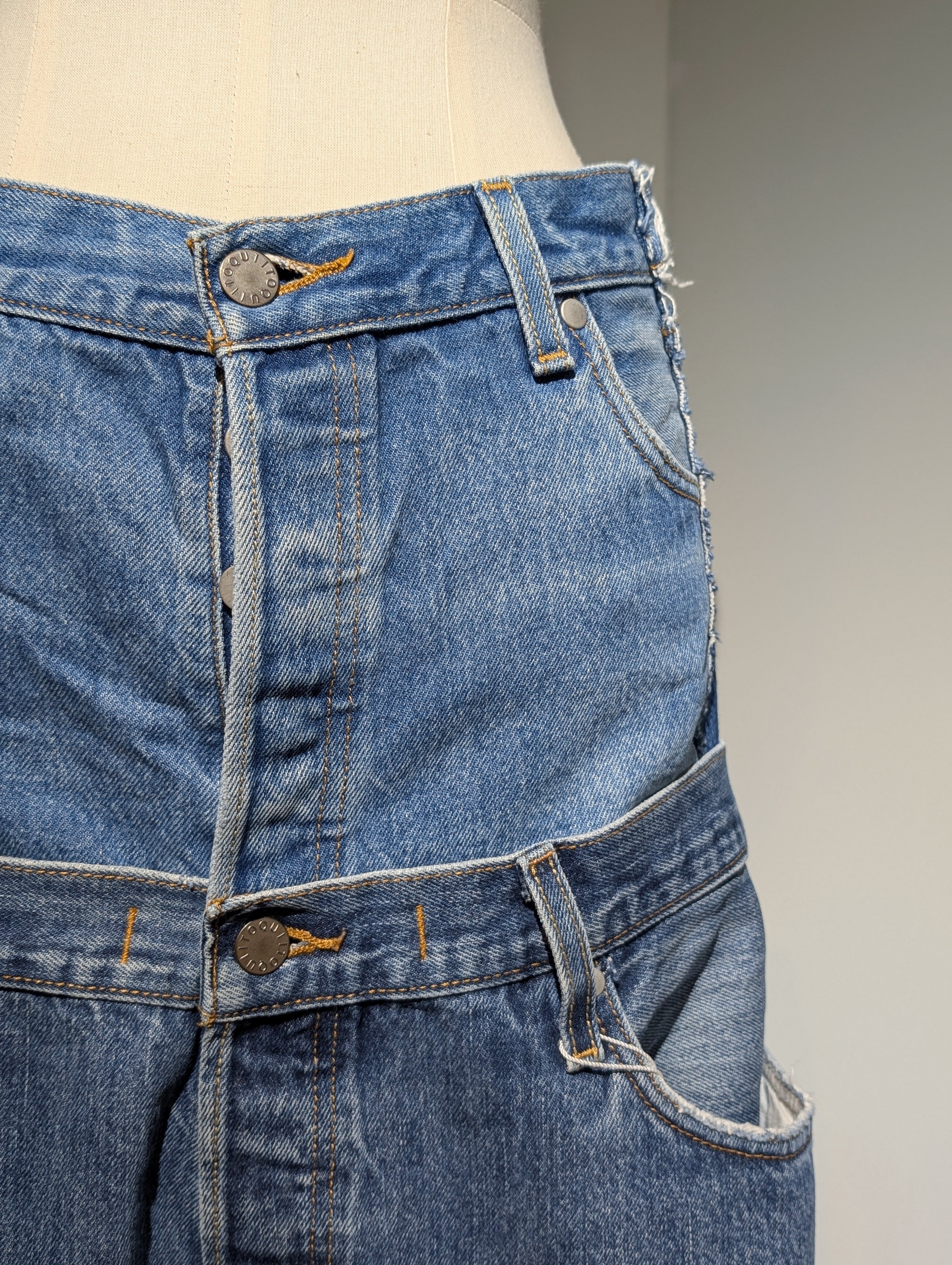 QUIITO W WAIST DENIM PT(2サイズ)