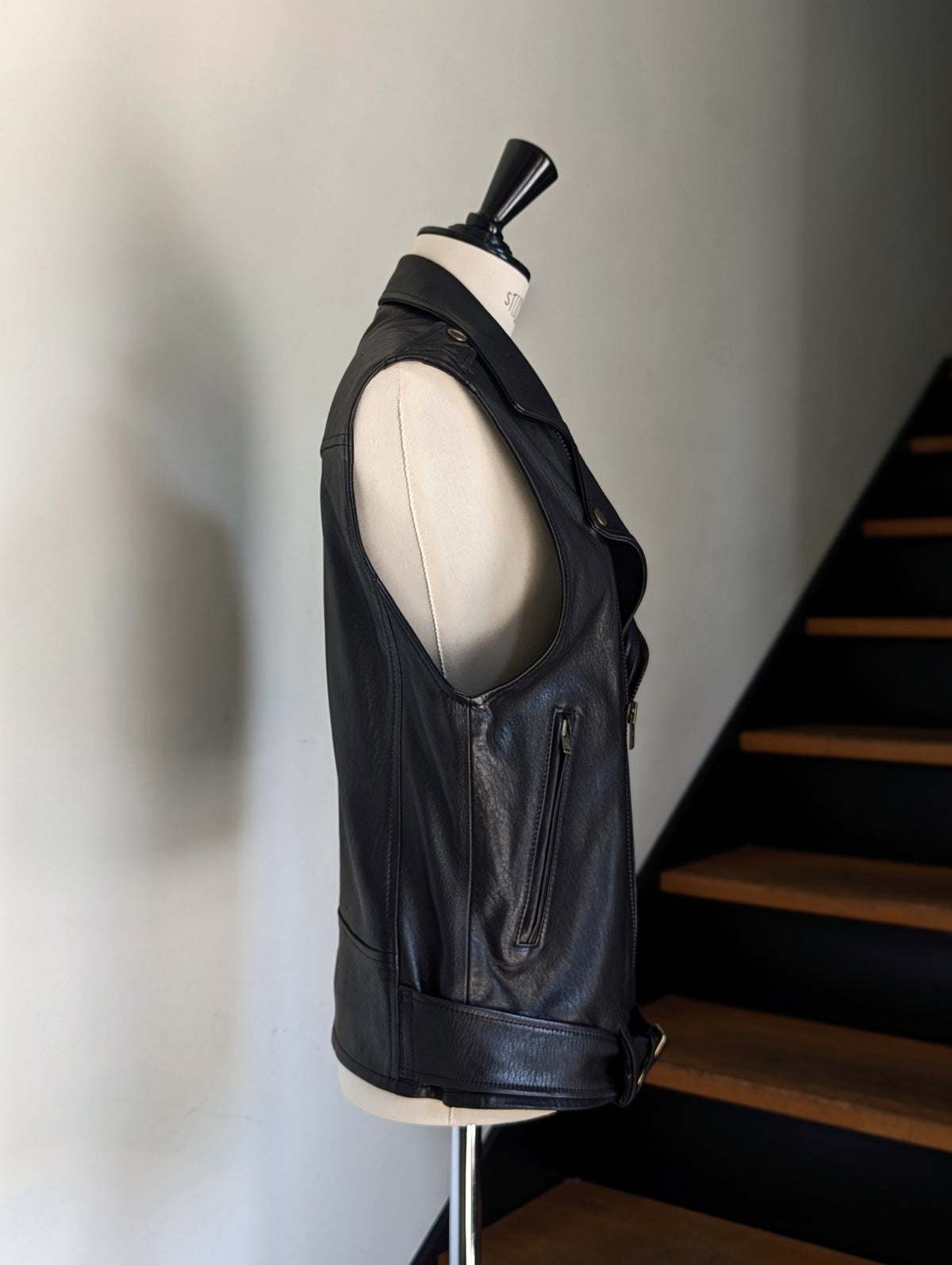 MADISONBLUE  RIDERS VEST LEATHER