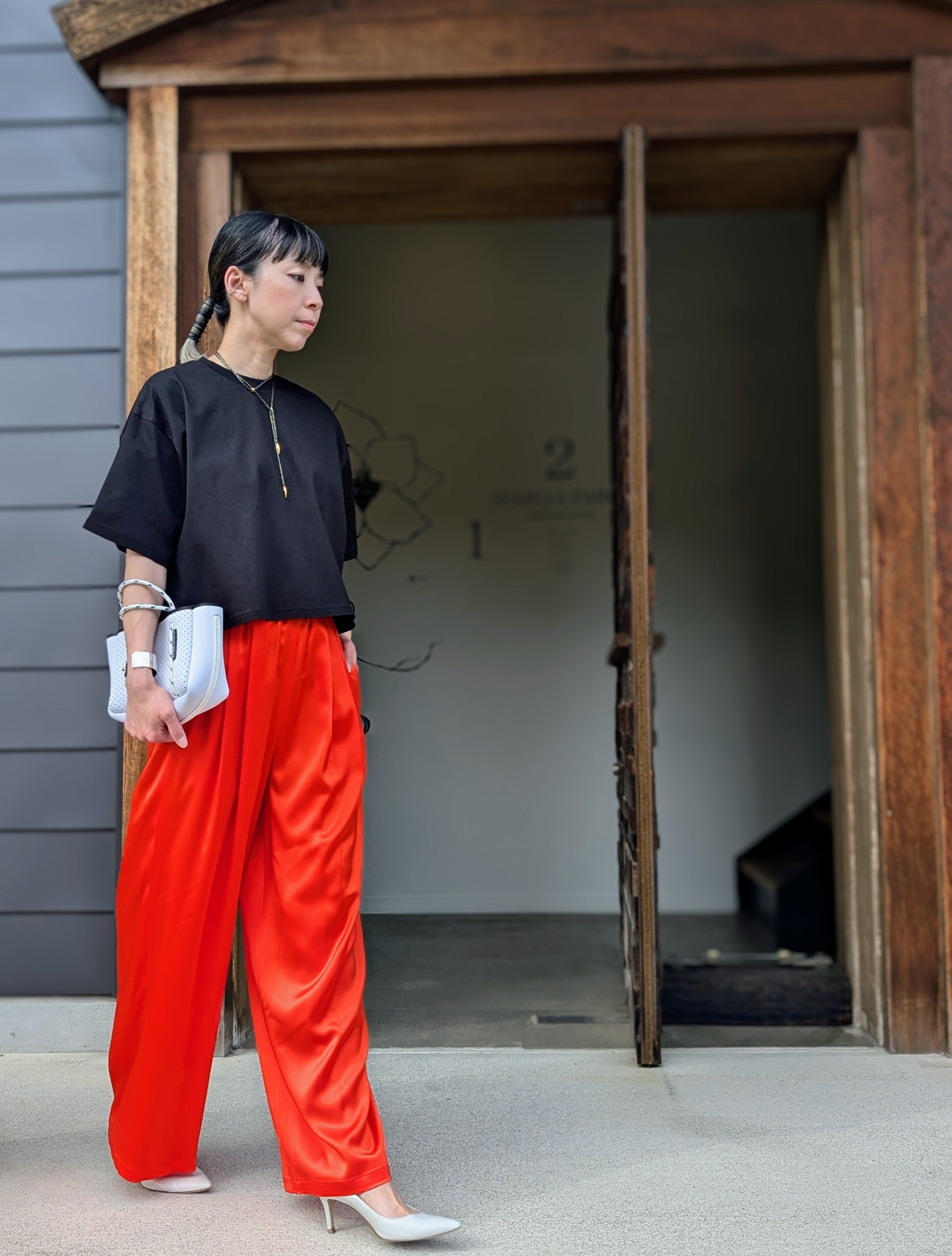 ENFOLD  BOX WIDE TEE