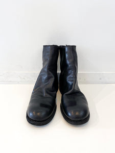 GUIDI  BACK ZIP BOOTS