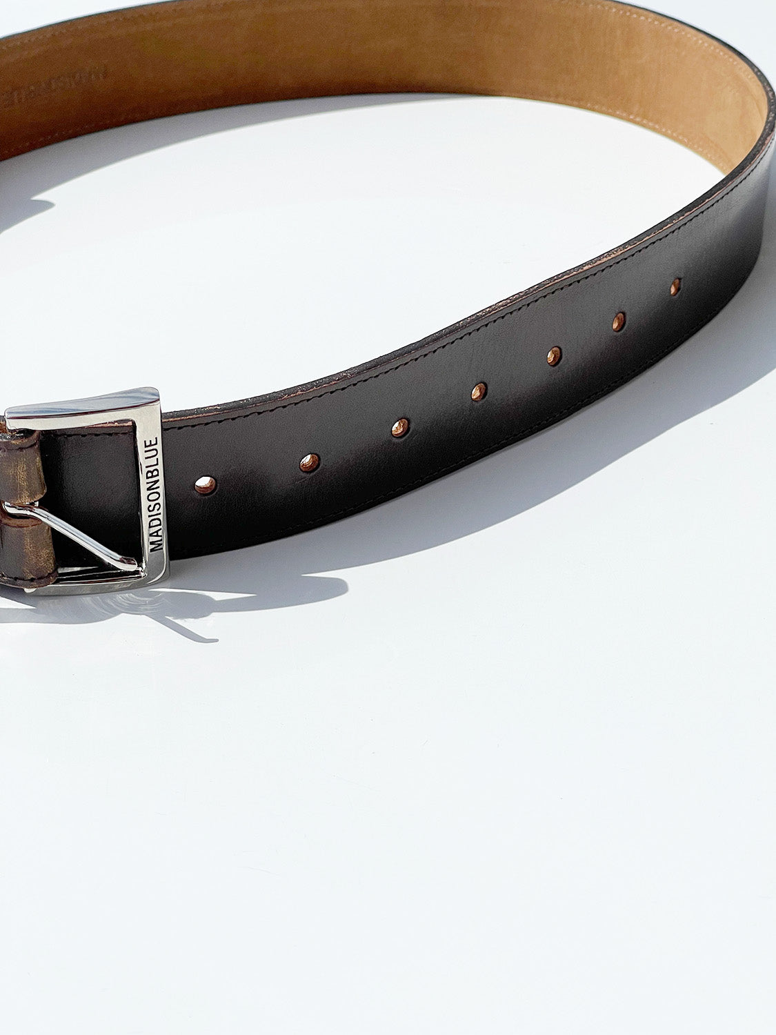 MADISONBLUE  BELT LEATHER(SV)