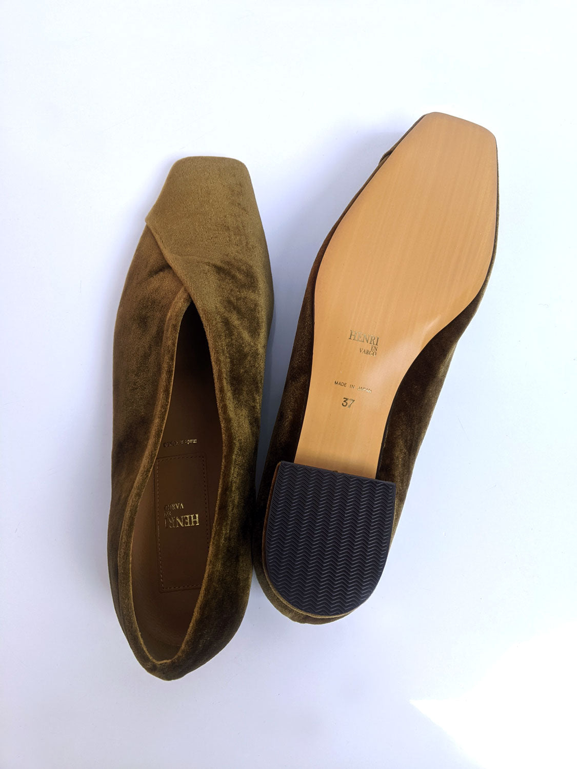 HENRI EN VARGO  SOPHIA フラットシューズ(BROWN)